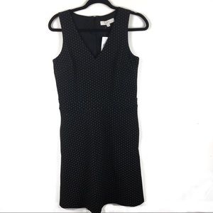 NWT LOFT Sleeveless Black and White Pocket Dress